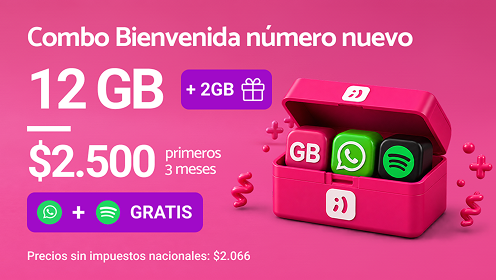 Combo bienvenida